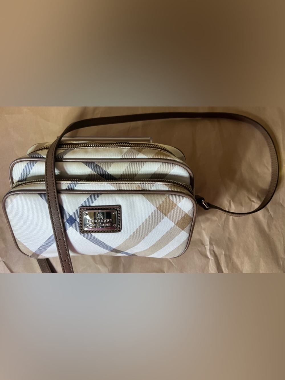EUC Burberry Blue Label Classic Design  Crossbody! - Picture 4 of 13